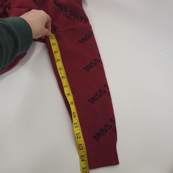 Sadie Lover Raspberry V Neck Sweater, size small - Picture 12 of 12